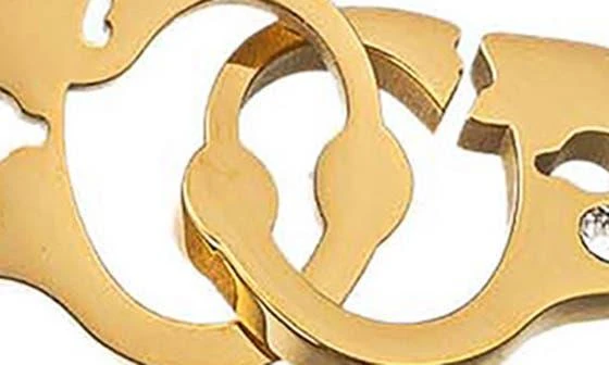 EYE CANDY LOS ANGELES Crystal Handcuff Bracelet 3