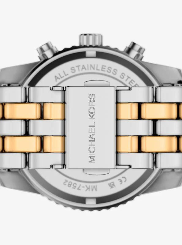 Michael Kors Bryant Pavé Two-Tone Watch 3