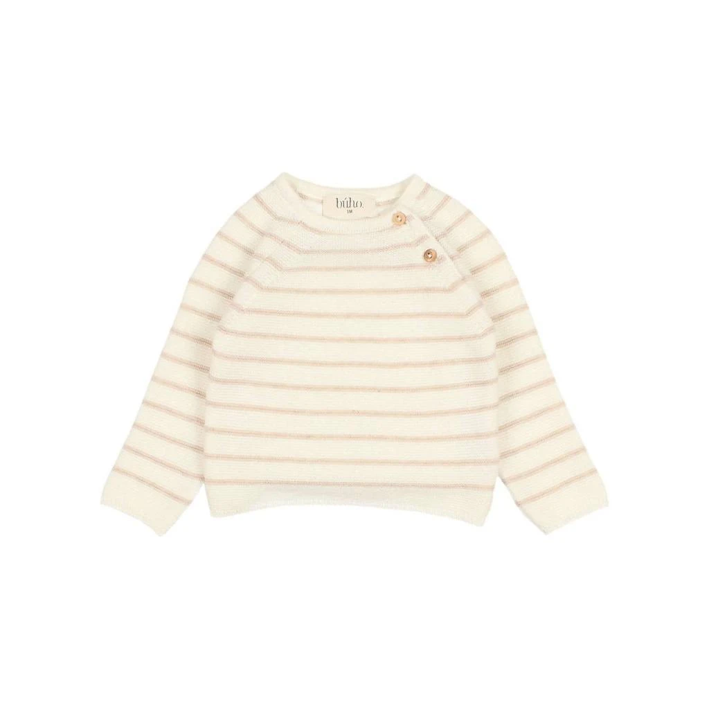 Búho Búho - Girl's Striped Knit Jumper Top
