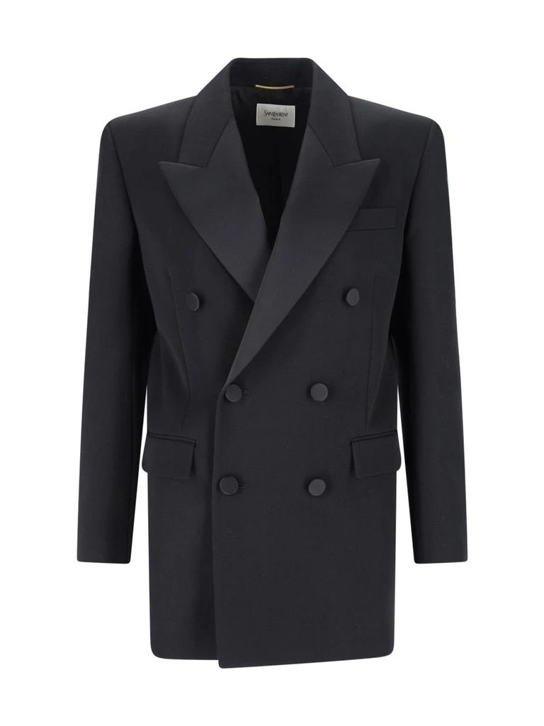 Yves Saint Laurent Saint Laurent Double-Breasted Tuxedo Jacket 1