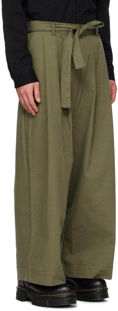 Naked & Famous SSENSE Exclusive Green Trousers