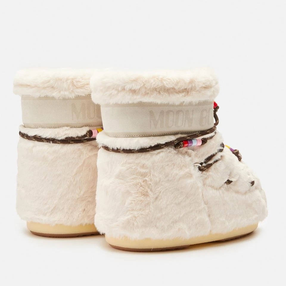 moon-boot MOON BOOT WOMEN'S ICON FAUX FUR BEADS BOOTS 2