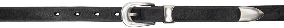 Our Legacy Black 2 CM Belt 1