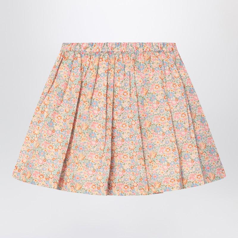 Bonpoint Floral-print cotton skirt