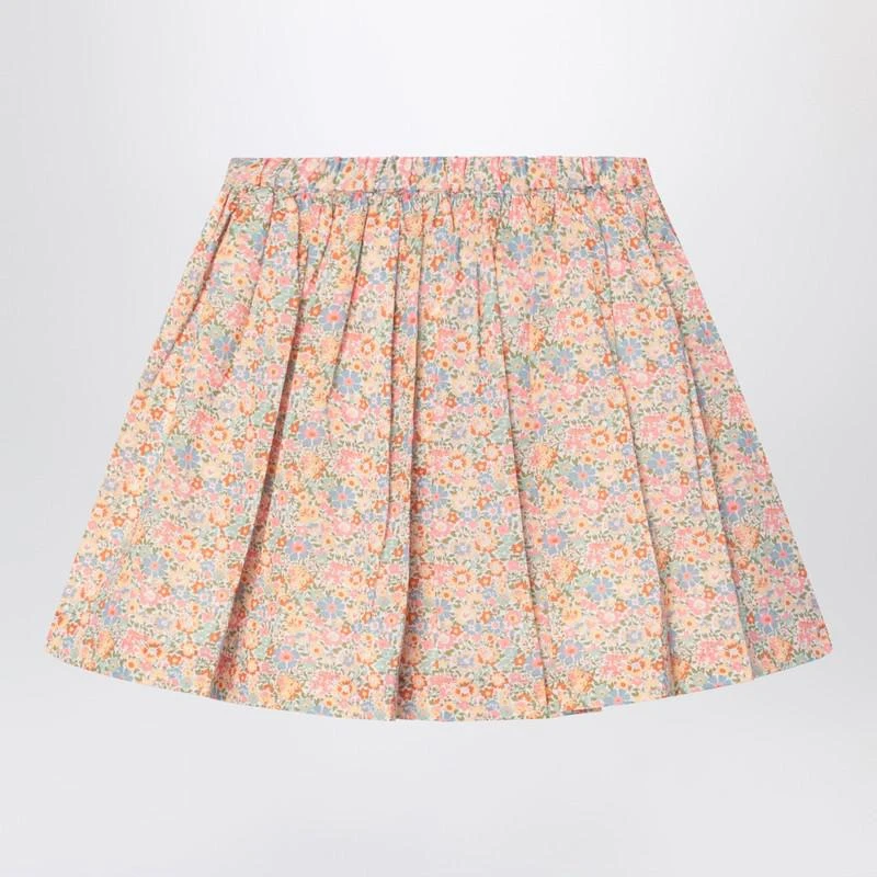 Bonpoint Floral-print cotton skirt 1