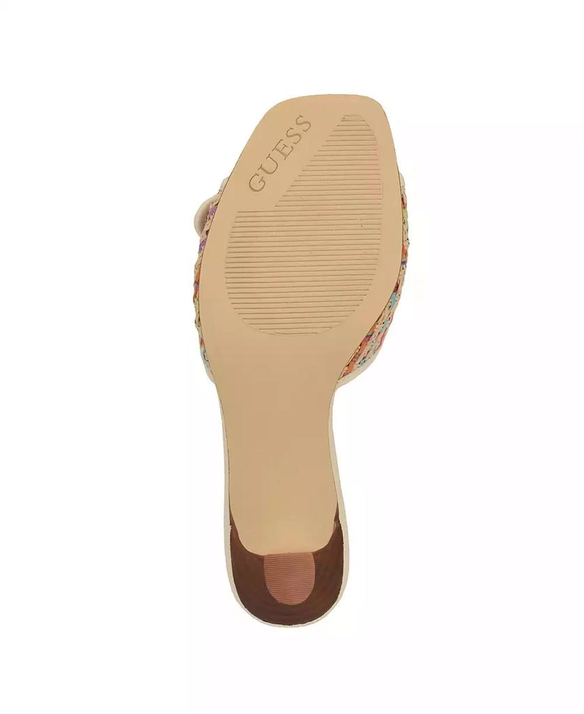 GUESS Women's Dista Slip-On Dress Sandals 5