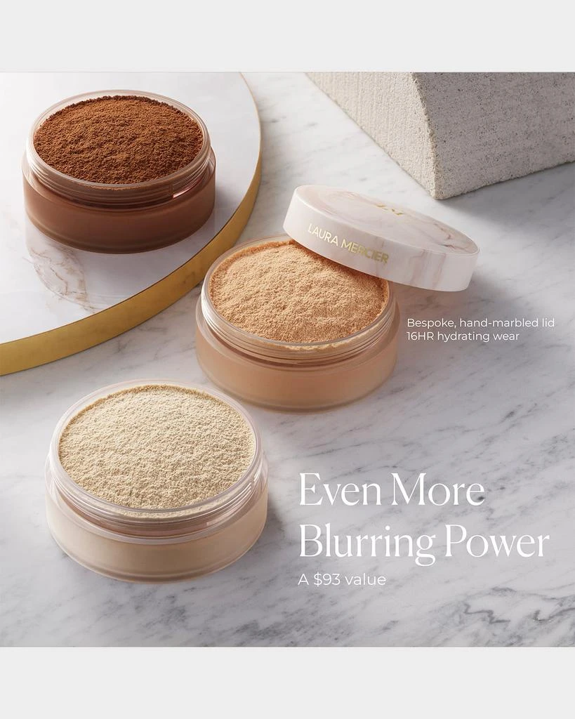 Laura Mercier Jumbo Translucent Loose Setting Powder Ultra-Blur & Velour Puff 4