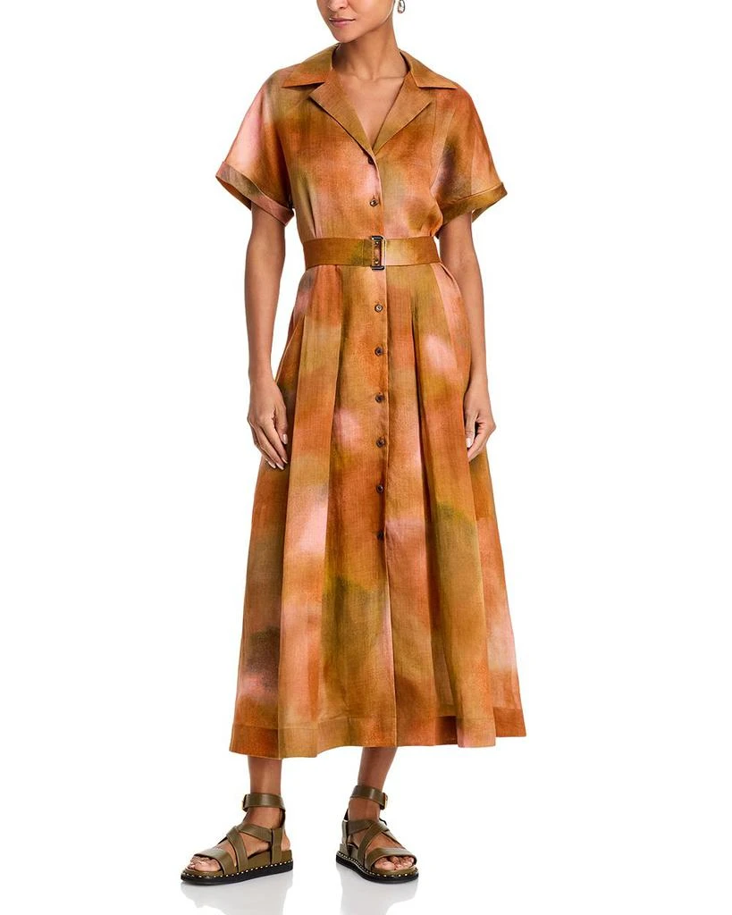 Lafayette 148 New York Notch Collar Shirt Dress 1