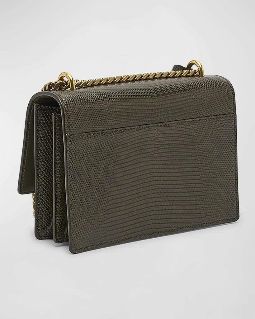 Yves Saint Laurent Sunset Small YSL Lizard Crossbody Bag 6