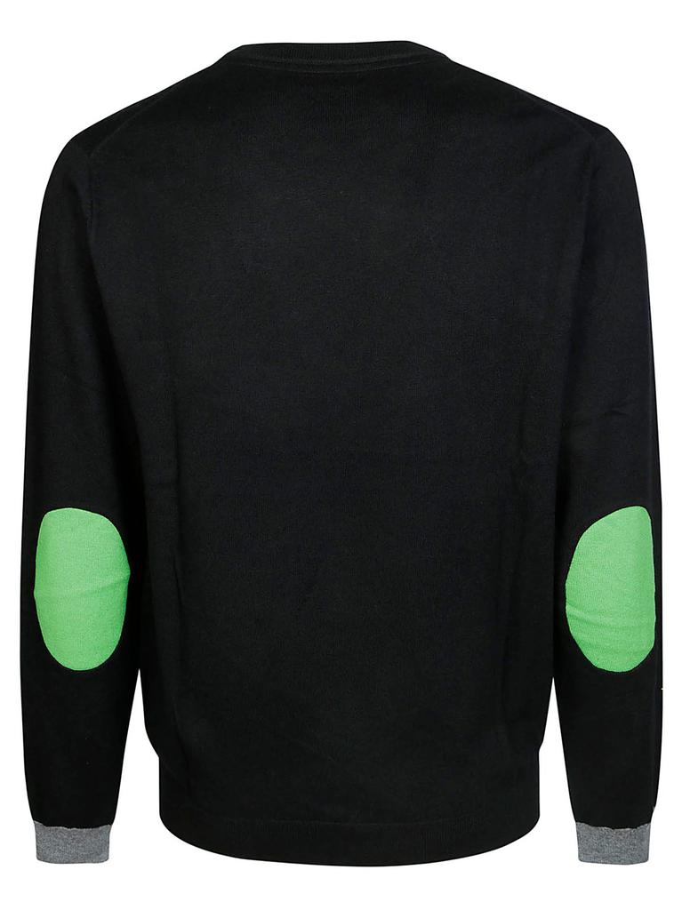 SUN 68 Sun 68 Logo Embroidered Crewneck Knitted Jumper