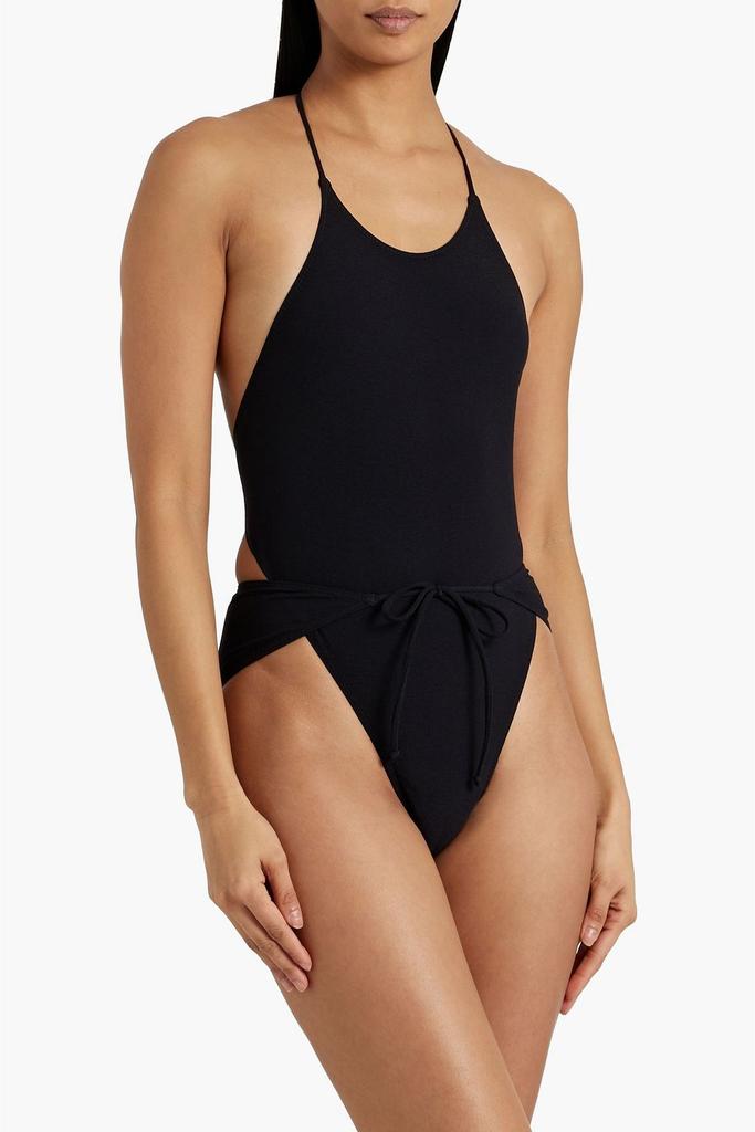 LISA MARIE FERNANDEZ Halterneck swimsuit