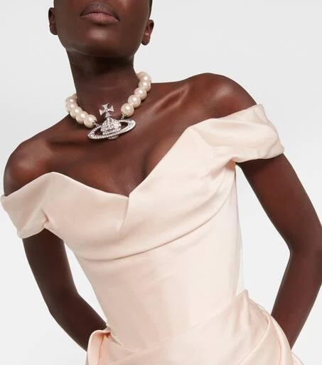 Vivienne Westwood Bridal Nova Cora crêpe satin minidress 4