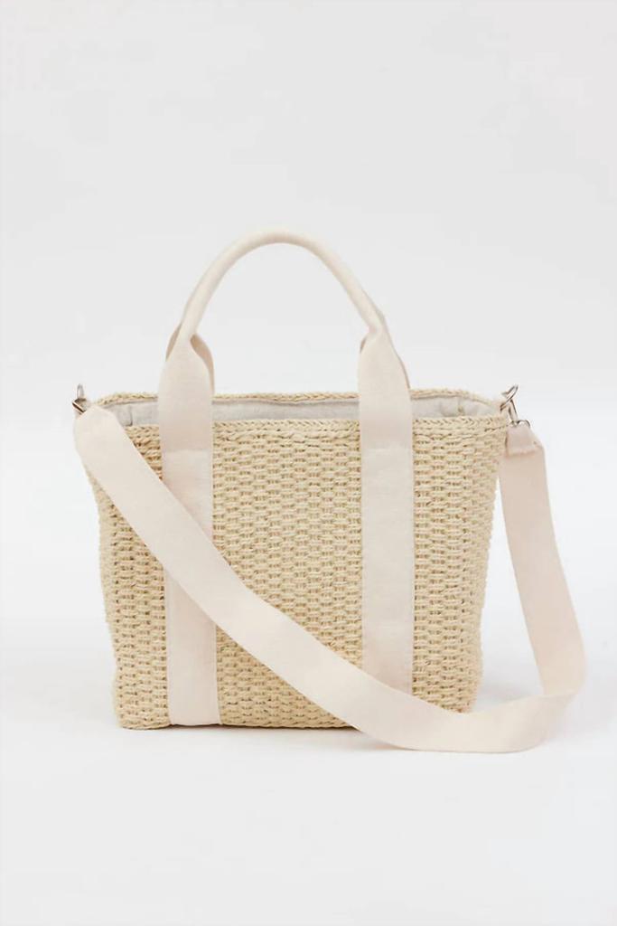 Hat Attack Hat Attack - Women's Modern Straw Cooler Tote Bag