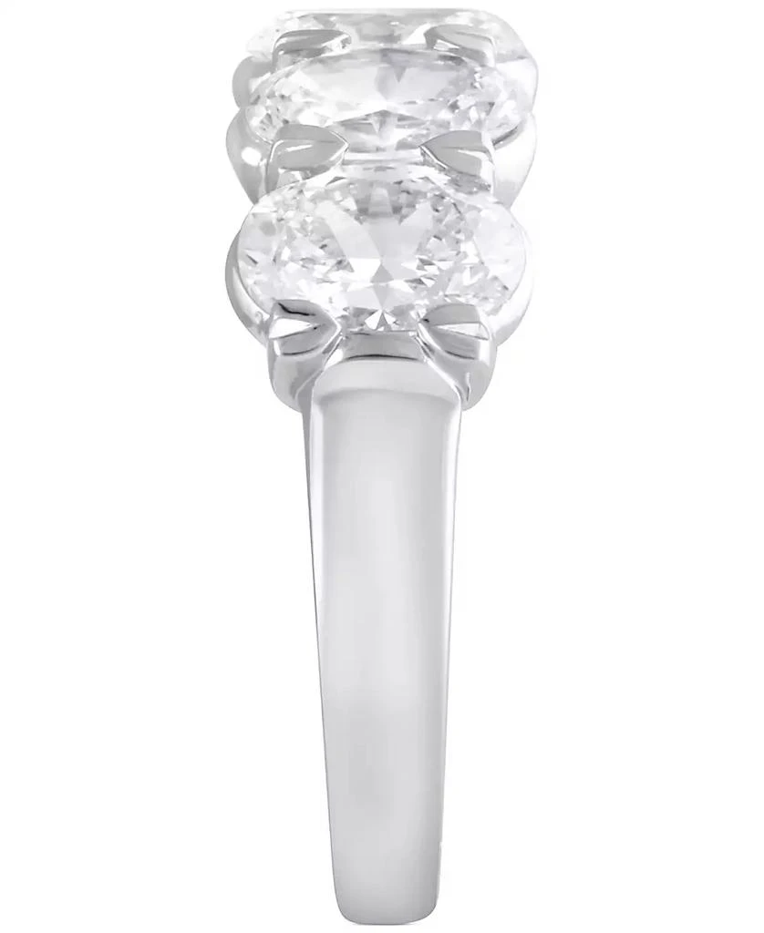 Badgley Mischka Certified Lab Grown Diamond Oval-Cut Band (3-1/2 ct. t.w.) in 14k Gold 3