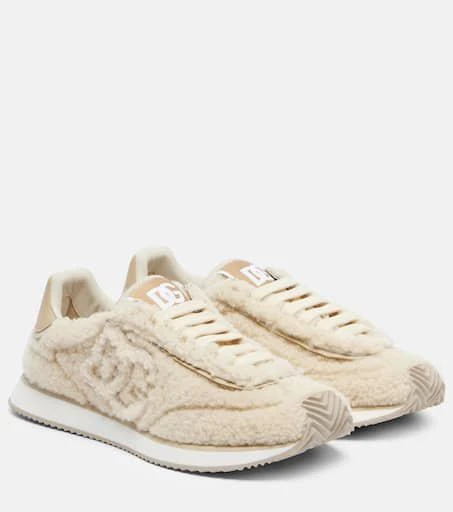 Dolce
Gabbana DG Cushion shearling sneakers 1