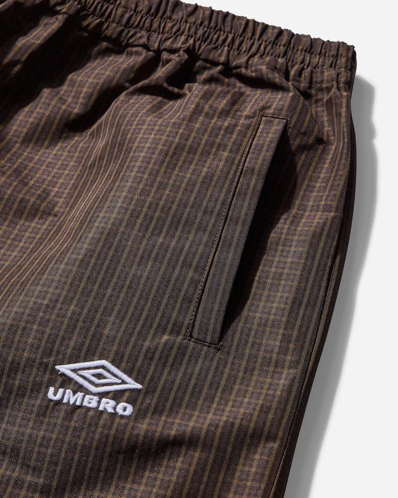 Umbro Men's Mini Check Double Knee Pants Brown 3
