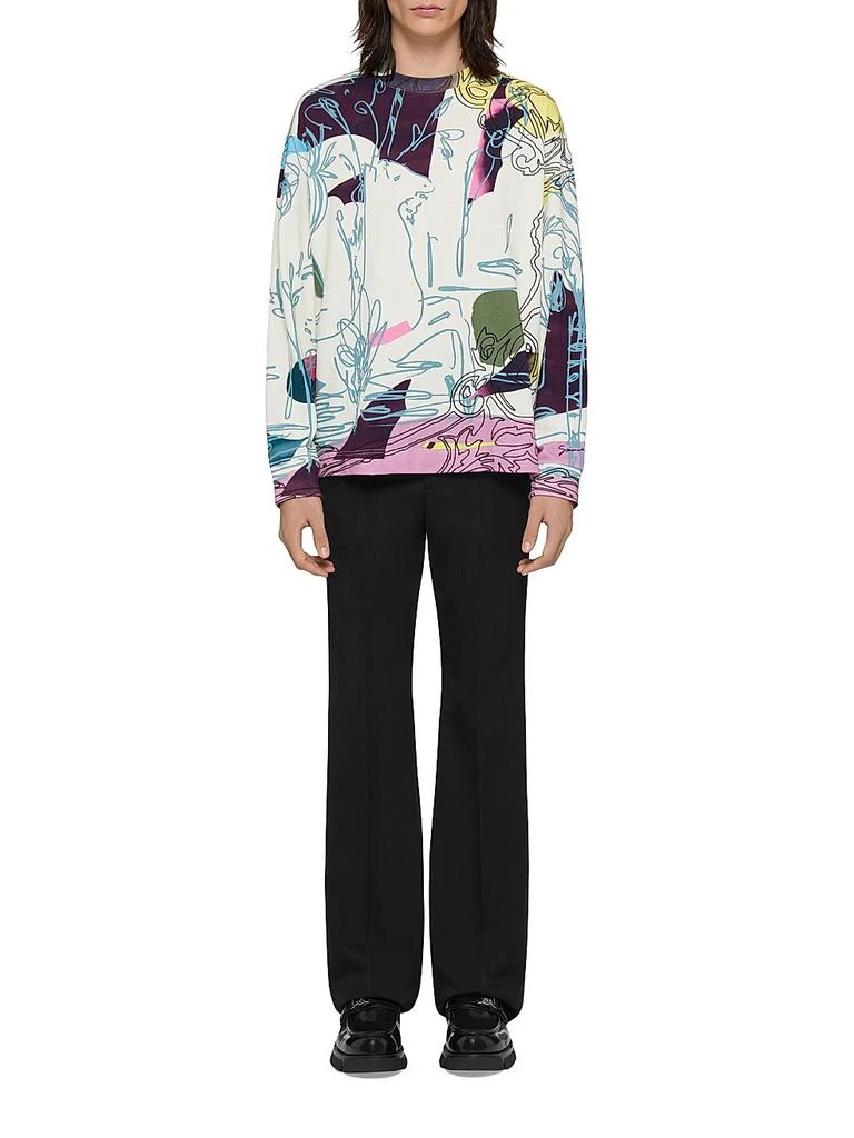 Givenchy Printed Multicolor T-Shirt in Cotton 2