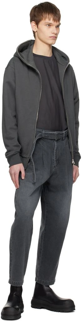 ATTACHMENT Gray Zip-Up Hoodie 4