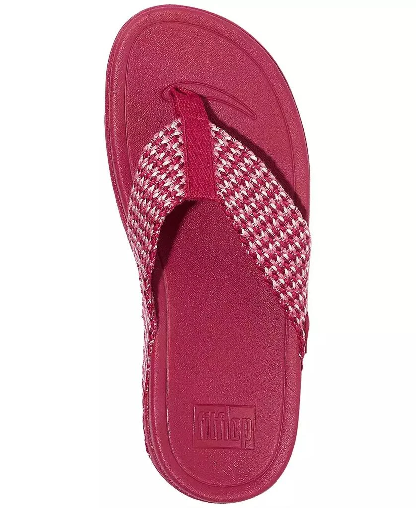 FitFlop Women's Surfa Multi-Tone Webbing Toe-Post Sandals 3