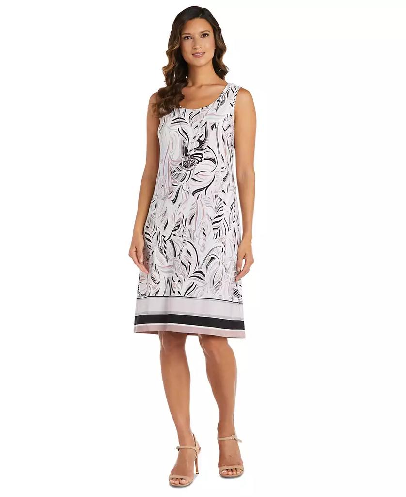 R & M Richards Women's Open-Front Jacket and Necklace Dress Set
