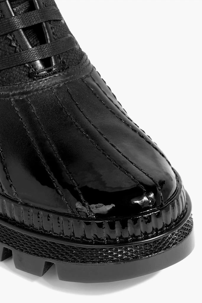 Jimmy Choo Oskar leather and canvas ankle boots 4