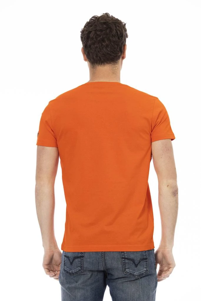 Trussardi Action Trussardi Action Orange Cotton T-Shirt 3