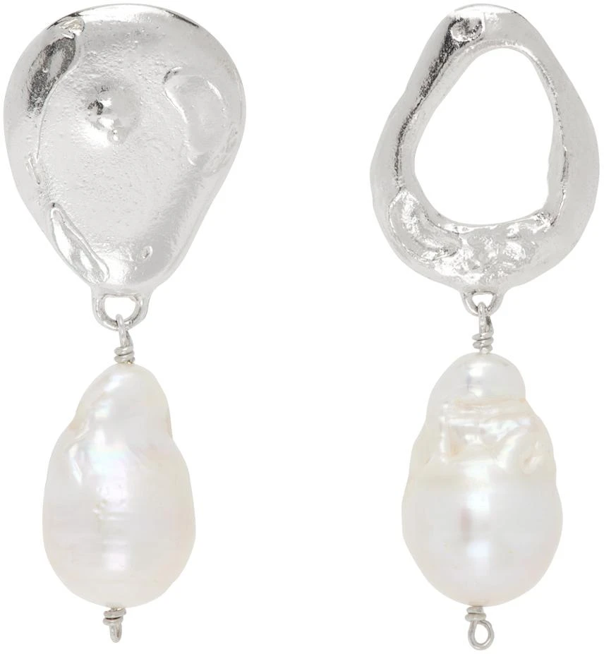 Alighieri Silver & White 'The Infernal Storm' Earrings 1