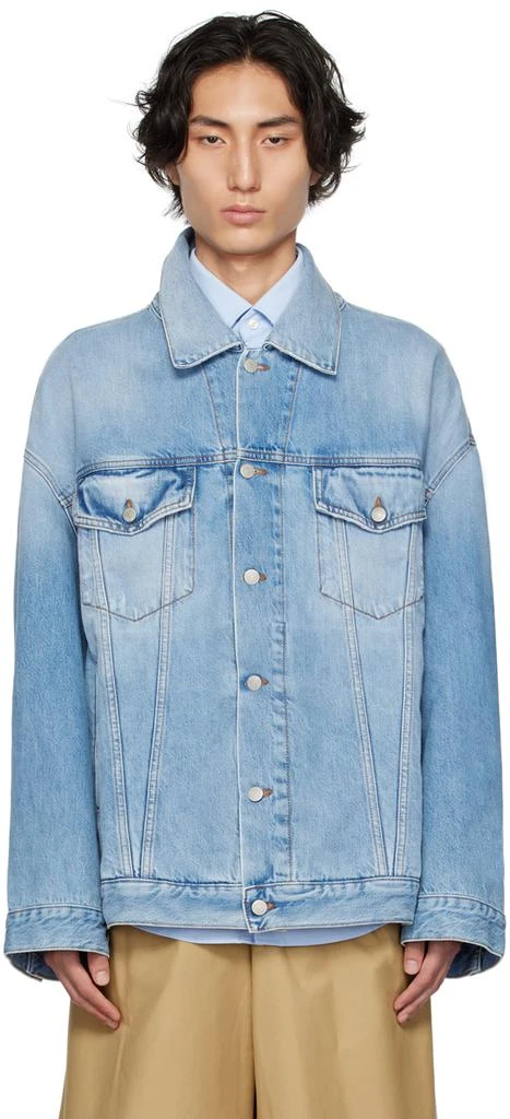 Acne Studios Blue Loose Fit Denim Jacket 1