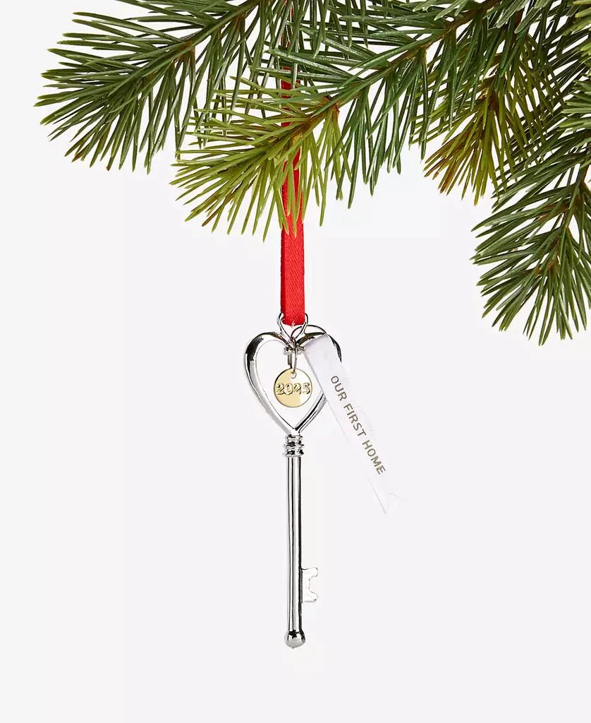 Holiday Lane Our First Home 2025 Heart Key Ornament, Macy
s Exclusive
