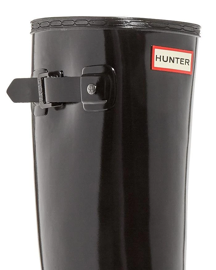 Hunter Women's Original Refined Tall Gloss Rain Boots 5