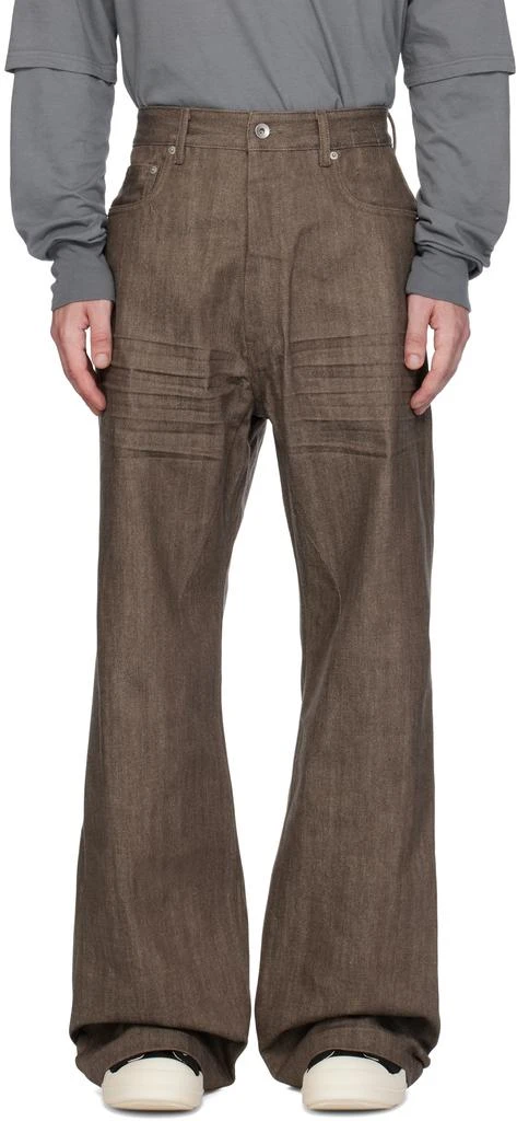 Rick Owens Brown Porterville Geth Jeans 1