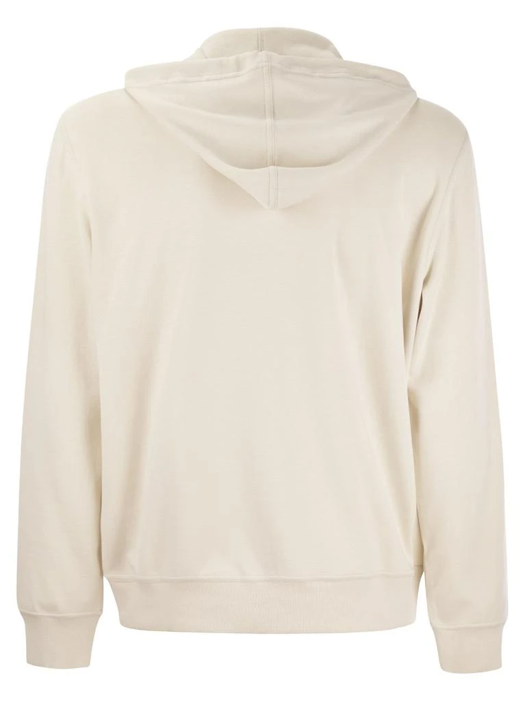 Brunello Cucinelli Brunello Cucinelli Zipped Drawstring Hoodie 2