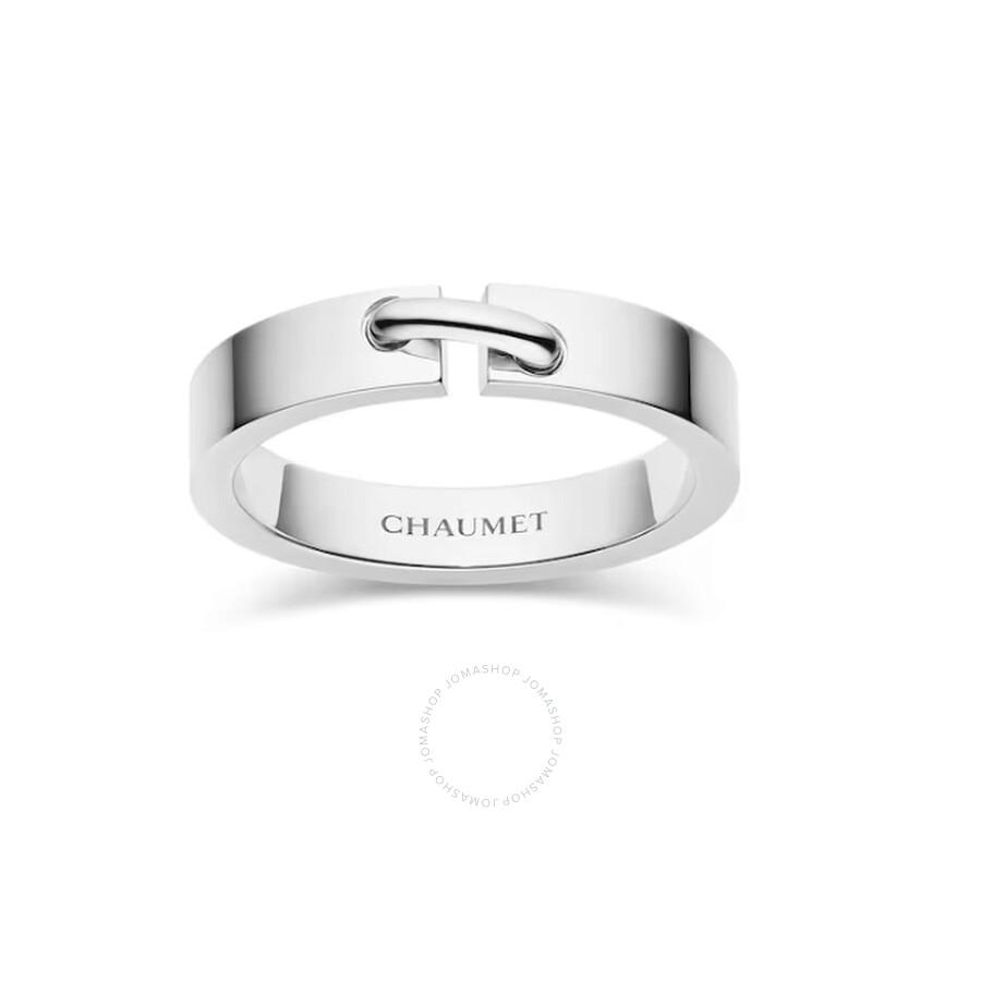 Chaumet 18k White Gold Liens Evidence Wedding Ring