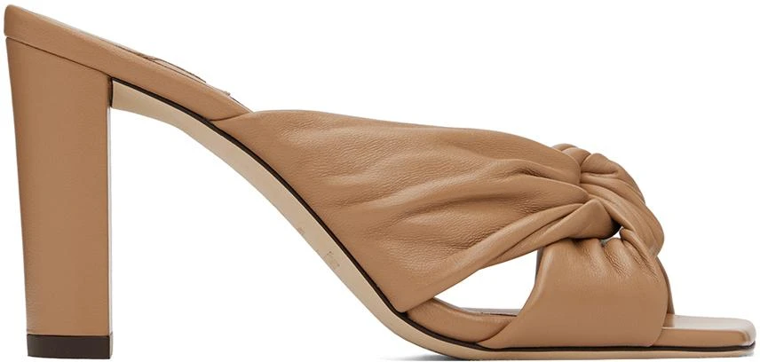 Jimmy Choo Brown Avenue 85 Heeled Sandals 1