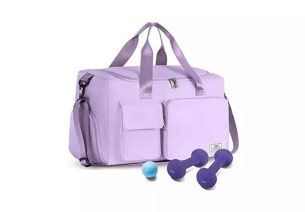 Urtala Women
s Gym Duffle Bag with Shoes Compartment, 37L Capacity, Ideal for Travel, Gym, Sports, Duffel, Weekender