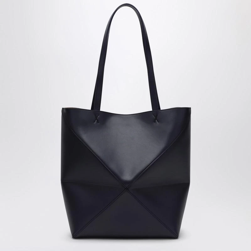 Loewe Medium Tote Bag Puzzle Fold Abyss Blue 4