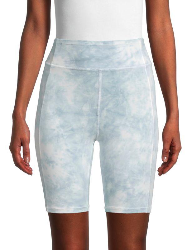 Grey State Tie Dye Bike Shorts