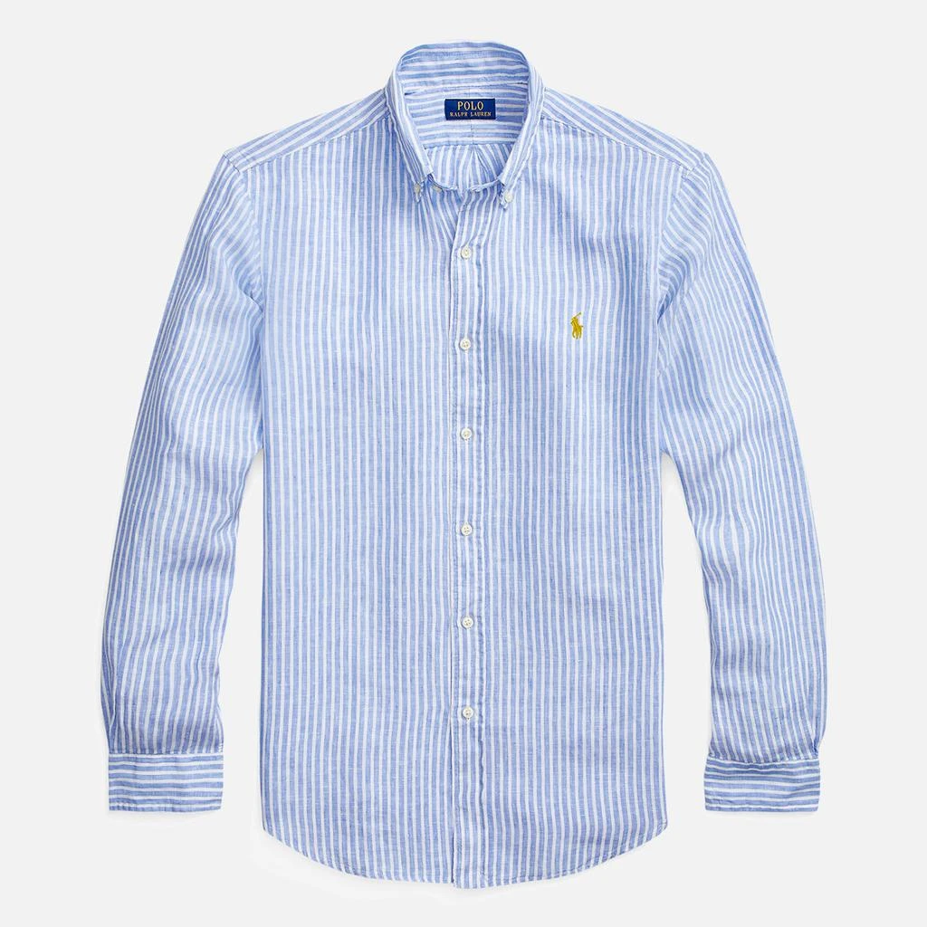 Ralph Lauren Custom-Fit Striped Linen Shirt 4