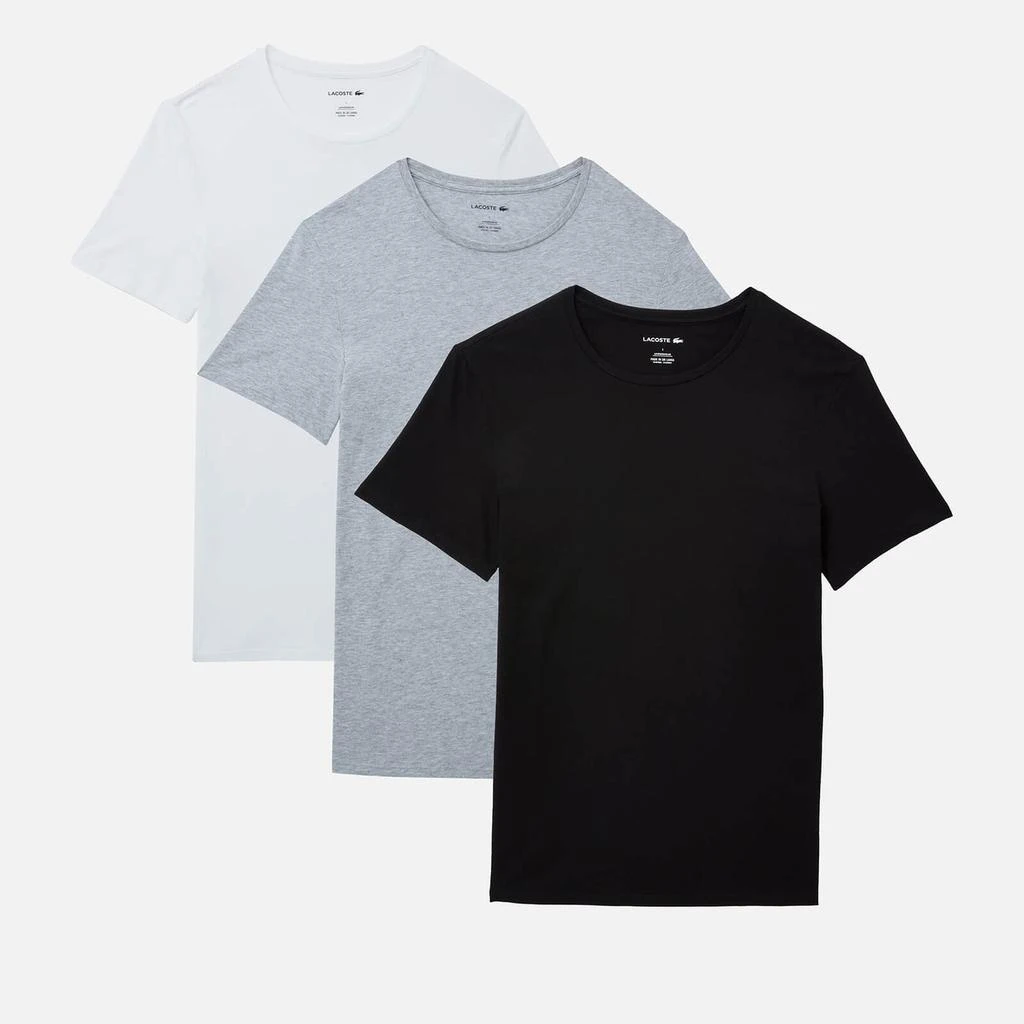Lacoste Lacoste Three-Pack Crewneck Cotton-Jersey T-Shirts 1