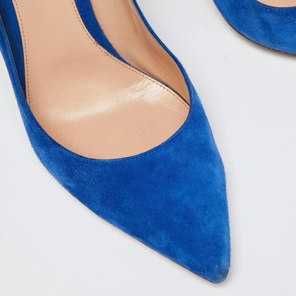 Gianvito Rossi Gianvito Rossi Blue Suede Gianvito 105 Pumps Size 40.5 8