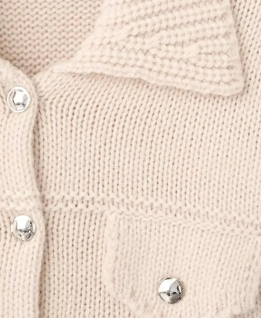 Mango Women
s Polo Collar Knitted Jacket 3