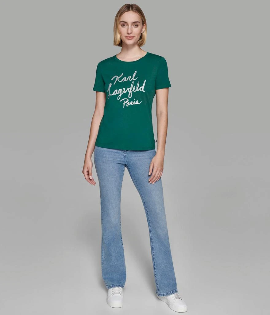 Karl Lagerfeld Paris KARL SPARKLE SCRIPT TEE 3