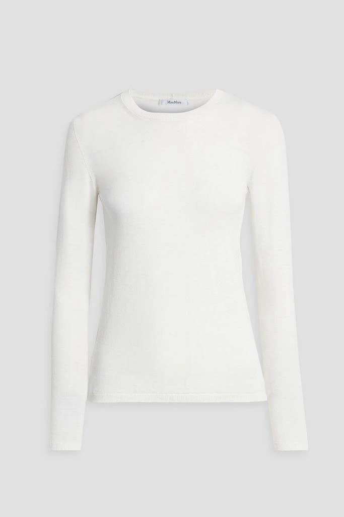 MAX MARA Gamma wool-gauze sweater 1