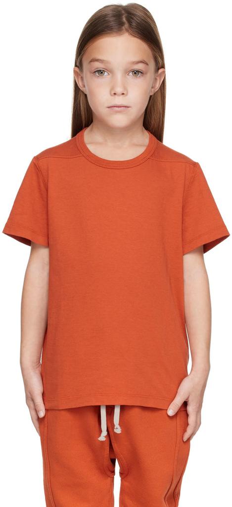 【関税込み】Rick Owens イエロー Basic Tシャツ Rick Owens Kids Orange Level T-Shirt - Baby Clothing