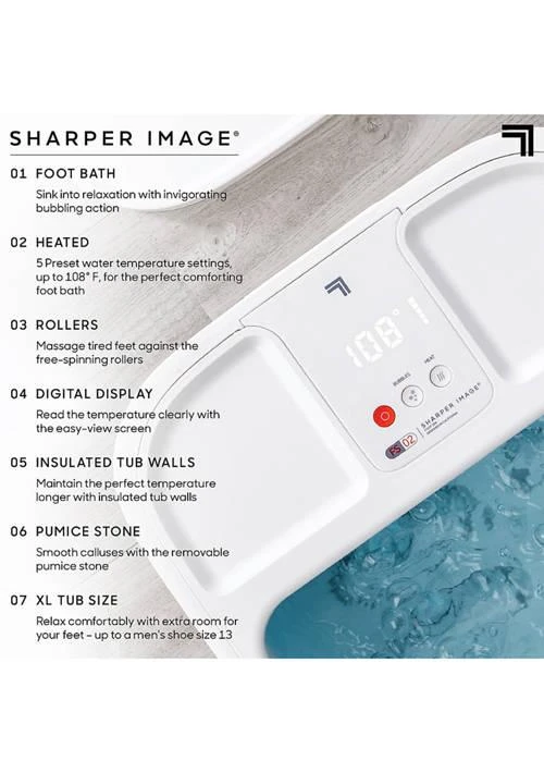 Sharper Image SpaHaven Foot Bath 4