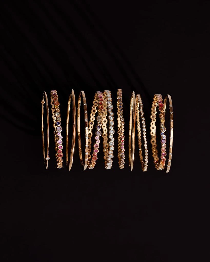 Ippolita 18K Starlet Bangle in Sapphire Rainbow 5