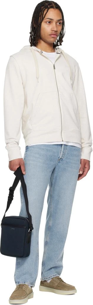 Hugo Boss Navy Logo Crossbody Pouch 4