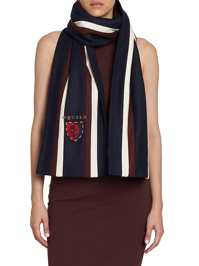 【関税込み】alexander mcqueen SCARF LOGO MOHAIR 38X200 Alexander McQueen Mohair logo scarf 38x200 | The Fashion Square