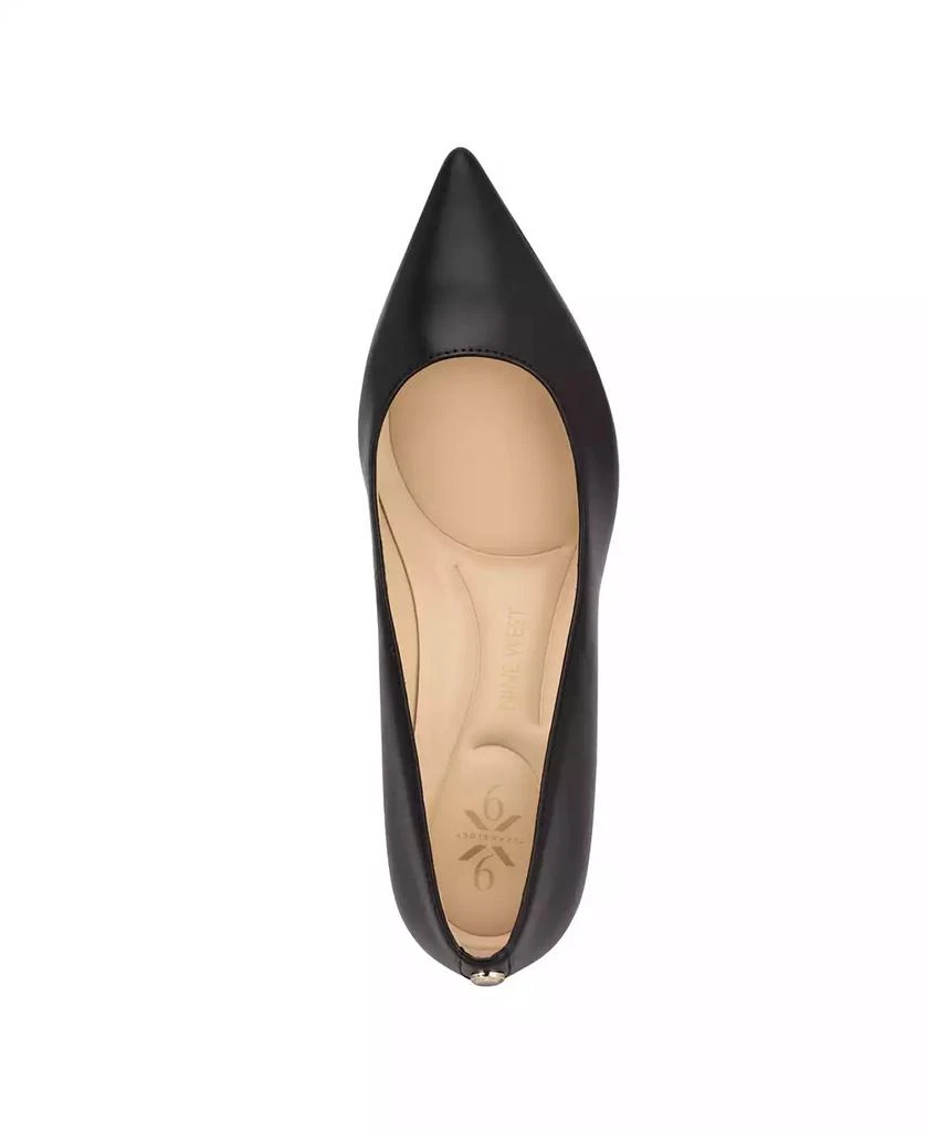 Nine West Women's Kuna 9X9 Kitten Heel Pointy Toe Dress Pumps 4