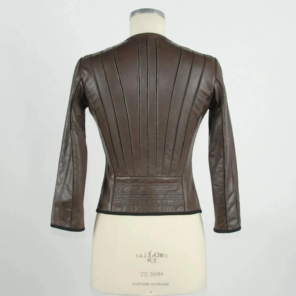 Emilio Romanelli Emilio Roelli Brown Genuine Leather Jackets & Coat 2